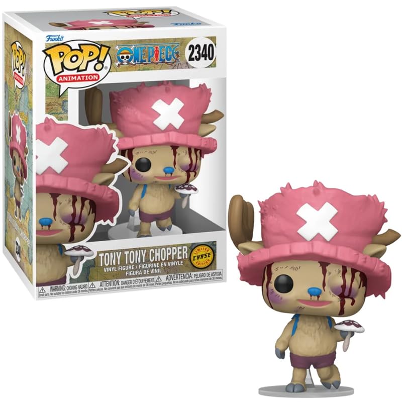 Funko Pop! Animation | One Piece Tony Chopper z Rumble Ball Chase | Ekskluzywna i limitowana edycja Chase | Figurka winylowa do kolekcjonowania anime | FS
