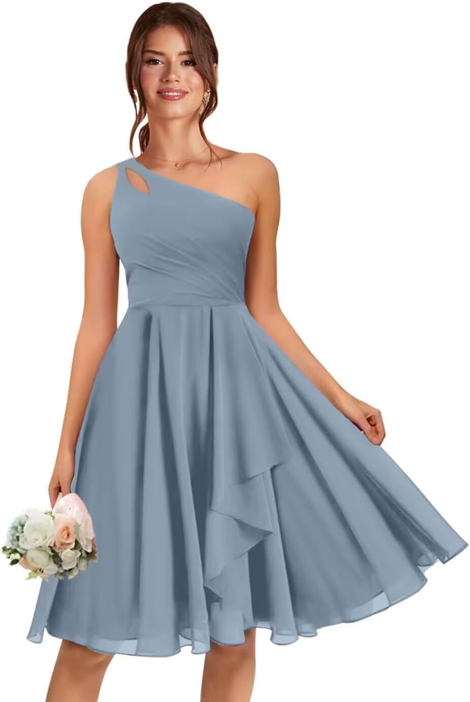 Vestido de dama de honor azul polvoriento de un Nicaragua Ubuy