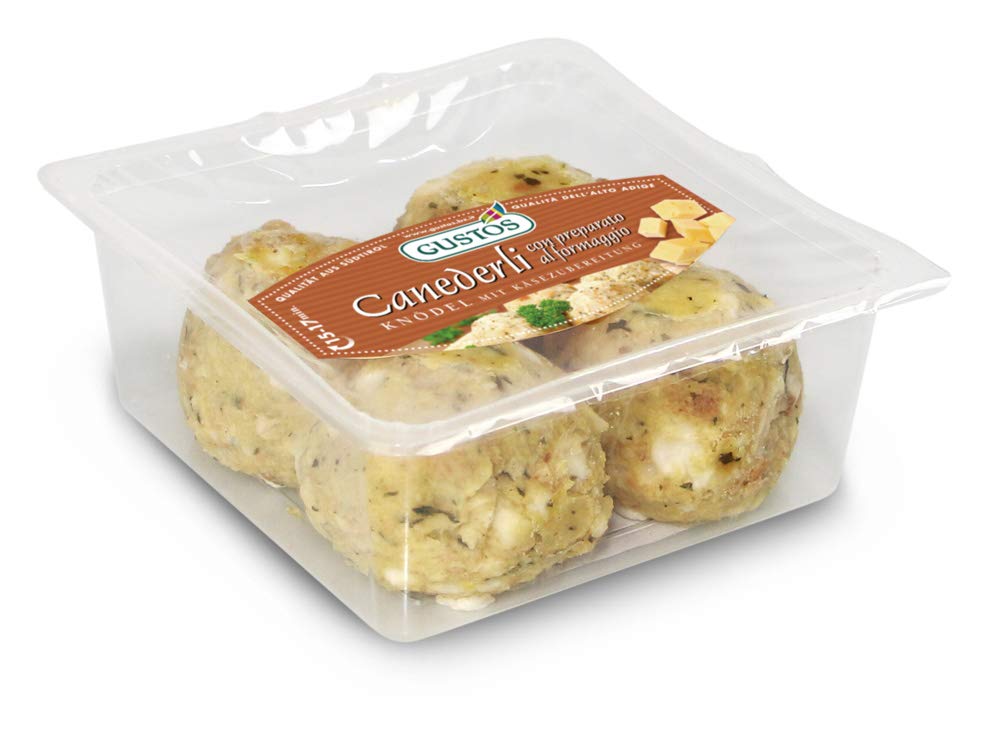 GUSTOS - 3 Packungen zu je 4 Käseknödel, nach traditionellem Rezept zubereitet