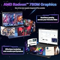 NIMO 17.3" Gaming Laptop, AMD Ryzen 9 8945HS (8C/16T, Up to 5.2GHz), 32GB DDR5 RAM 1TB SSD, Radeon 780M Graphics, 100W PD Fast Charge, Fingerprint, AI-Powered Business & Gaming PC, Win 11 — image 4
