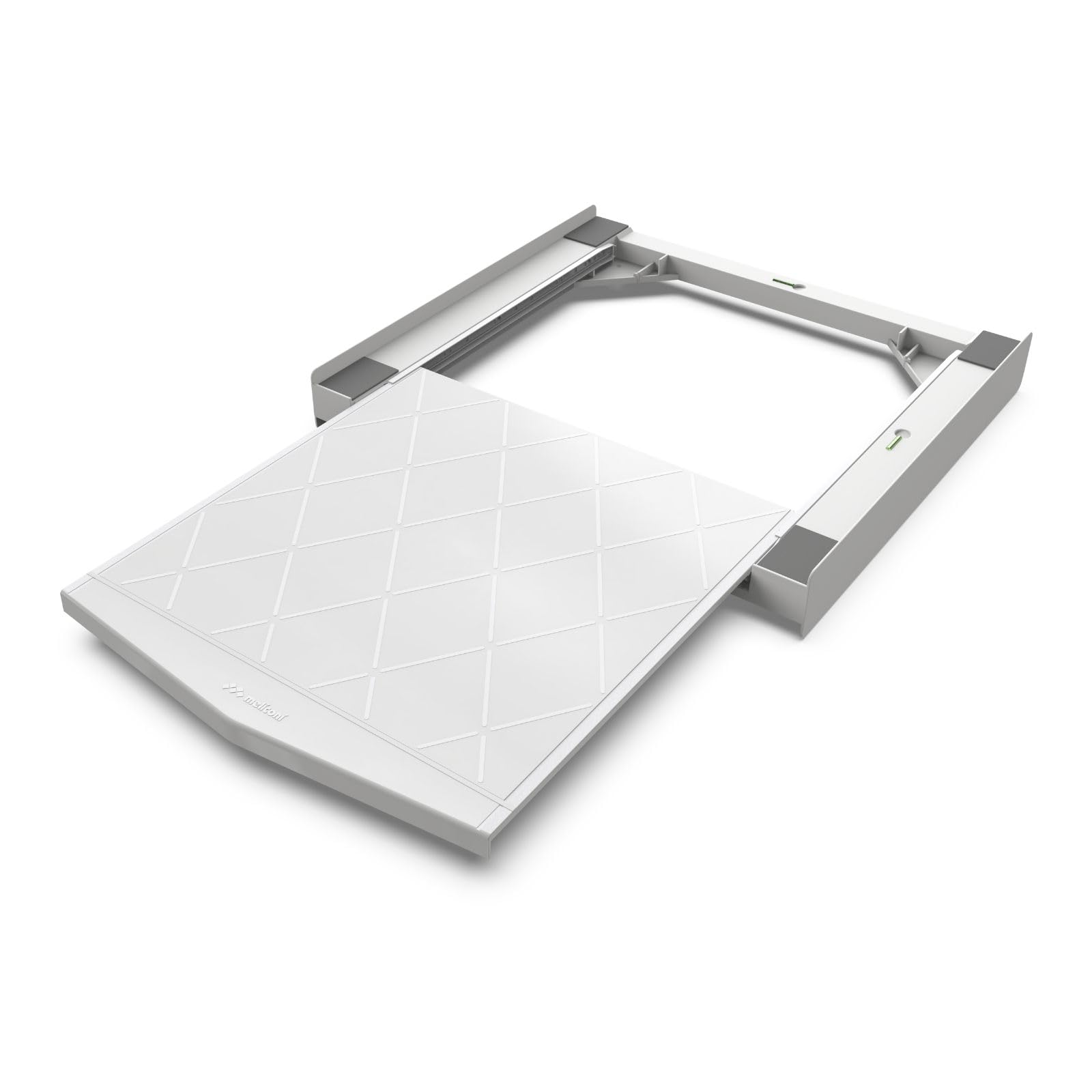 Meliconi, Torre Quick, Soporte Lavadora Secadora,Fabricado con un 30% de Plástico Reciclado, Seguro, Resistente, Premontado, Cajón Extraíble, Universal, Made in Italy