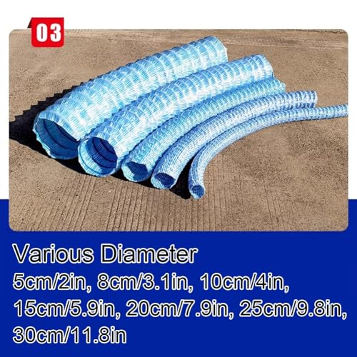 Tuyau de drainage extensible pour écoulement des eaux souterraines des champs - 7