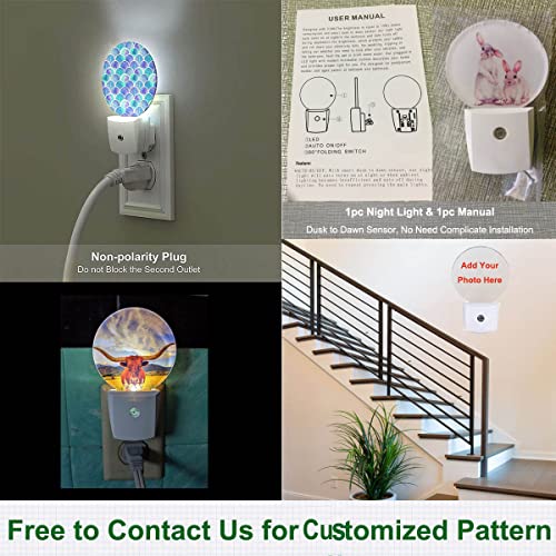 Image of St Patrick Day Cute Gnomes Night Light Lucky Four Leaf Clover Green Night Lights Plug into Wall with Light Sensors Auto on /Off for Holiday Gifts for Boys Girls Women Teen