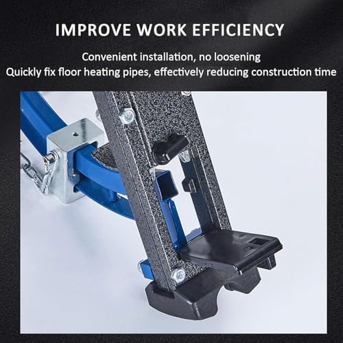 Underfloor Heating Pipe Clip Tacker Gun, Pipe Fixing Tools, with 300 Staples, Underfloor Heating Pipes Emplacement Stapler