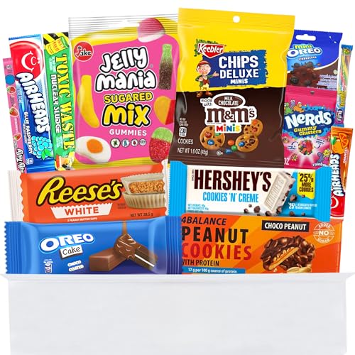 Amerikanische Süßigkeiten Box mit leckeren USA Snacks - Süßigkeiten aus aller Welt - American Candy Box von Sweets aus aller Welt (M) Amerikanische Süßigkeiten Box mit leckeren USA Snacks - Süßigkeiten aus aller Welt - American Candy Box von Sweets aus aller Welt (M)