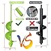[Upgrade Version] BLIKA Auger Drill Bit, Garden Plant Flower Bulb Auger 3
