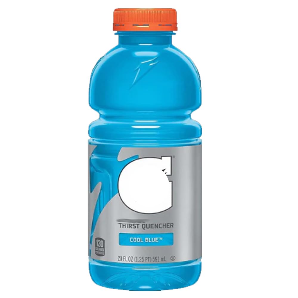 VSTARGatorade Thirst Quencher Variety Drink Pack, 591ml Bottles (12, Cool Blue)