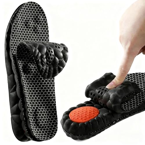 Plantillas con amortiguación y espuma viscoelástica, talla hombre 7-11.5 mujer 8.5-13 miniatura 5