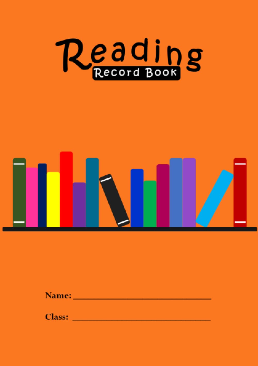 A5 Reading Record Book for Children Reading Log for Kids with Space for up to 250 records, 64