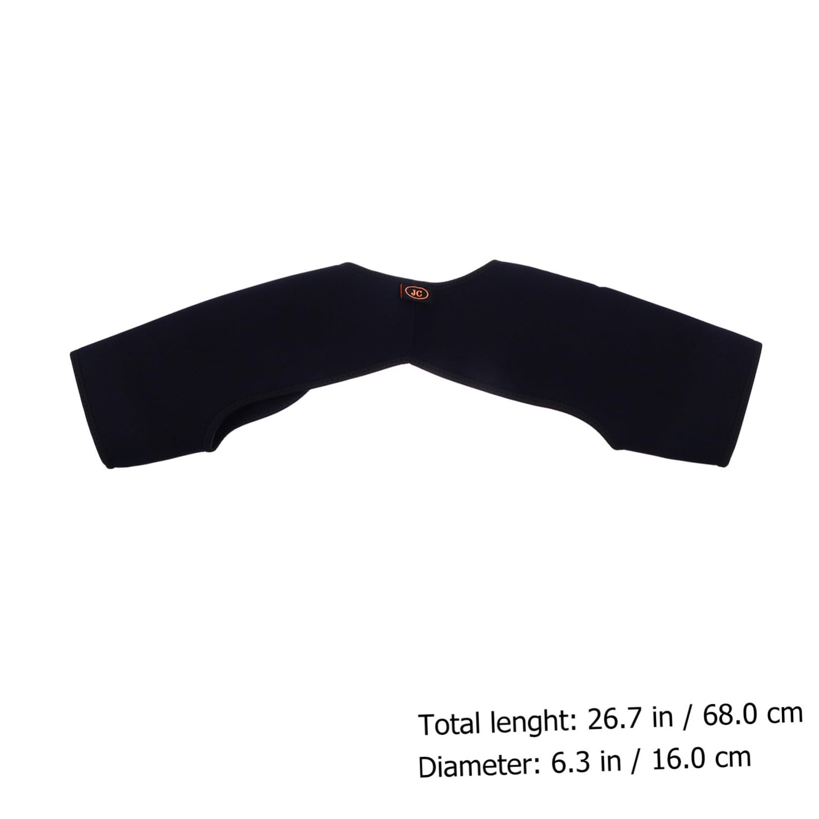 minkissy Warm Shoulder Strap Shoulder Immobilizer Shoulder Brace Warm Keeping Shoulder Pad Shoulder Strap Support Shoulder Stability Brace Shoulder Pads for Men Retainer Holder Black Fabric