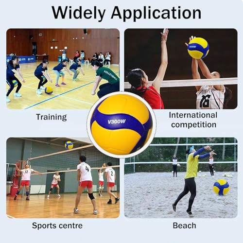 Image of iFCOW Beach Volleyball - Official Size 5 Indoor /Outdoor Volleyball for Teens & Adults