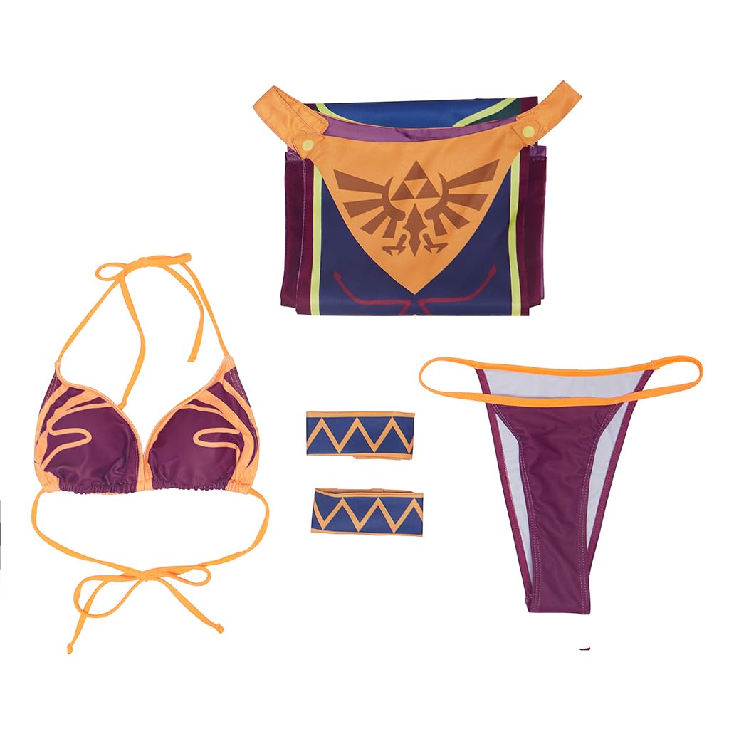 MelangCos Princess Cosplay Costume Sexy Lingerie Outfit for Women Girls: Medium Purple