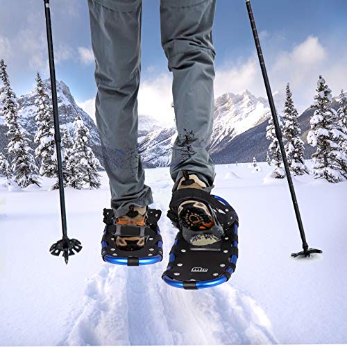 image for Qdreclod 25/27/30 Inches Light Weight Snowshoes for Women and Men, Non