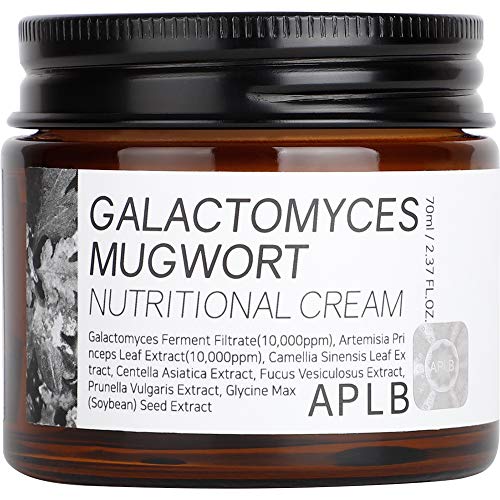 APLB Galactomyces Mugwort Nutrition Cream Moisturizer 2.37 FL.OZ / Korean Skin Care, Improve skin elasticity & soothing