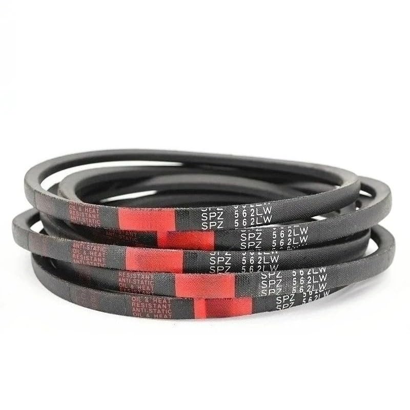 Moto trasmissione Cinghie SPZ612 SPZ630LW 3V250 SPZ637 SPZ650 SPZ662LW Cinghia Trapezoidale Stretta Utensili Motore Macchina Cintura Gomma(5pcs,SPZ 662LW)