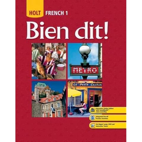 Bien dit!: Student Edition Level 1 2008 Cover