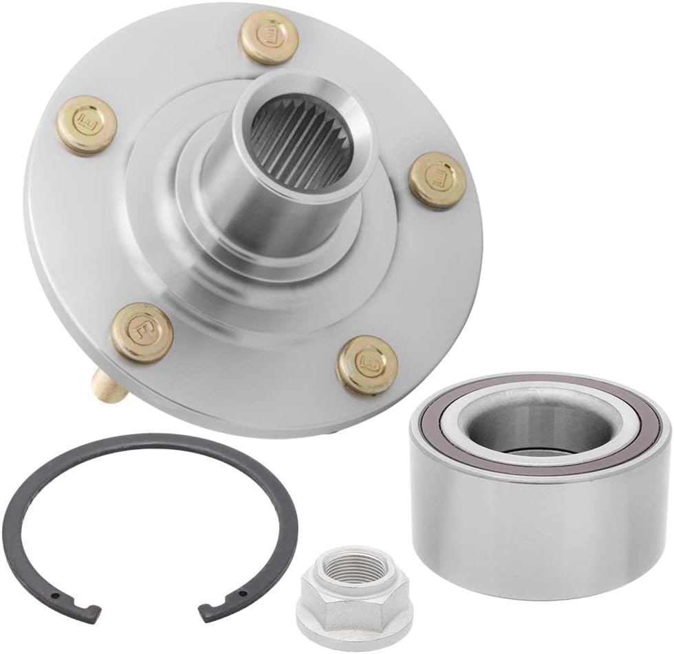 BR930558K - Front Wheel Hub Assembly Repair Kit Compatible with 2007-2012 Dodge Caliber, 2007-2013 Jeep Compass, 2007-2013 Jeep Patriot