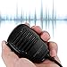 Walkie Talkie Speaker Microphone, 3.5mm Headphone Jack Handheld Shoulder 2 Way Radio External Speaker Mic with PTT for/Vertex