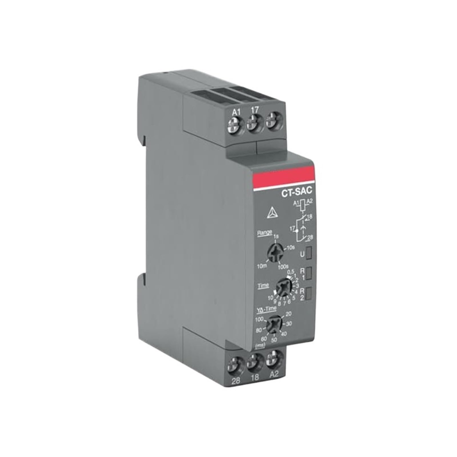 ZVQYSGIW 10230088 CT-SAC.22 1SVR508210R0100 Time relay, 2n/o, 24-48VDC/24-240VAC