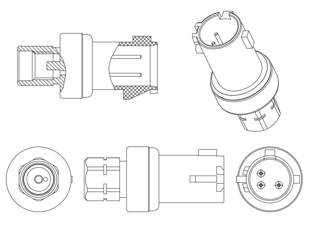 MAHLE ASE 6 000P - Sensor A/C