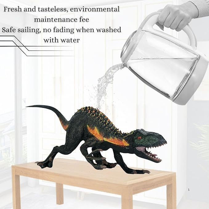 Image of Big Size Realistic T-Rex Dinosaur Toy for Kids Velociraptor Dino Jumbo Safari Action Figurine Toys Playset for Girls and Boys Birthday Gifts Prehistoric Animals Educational & Learning Items