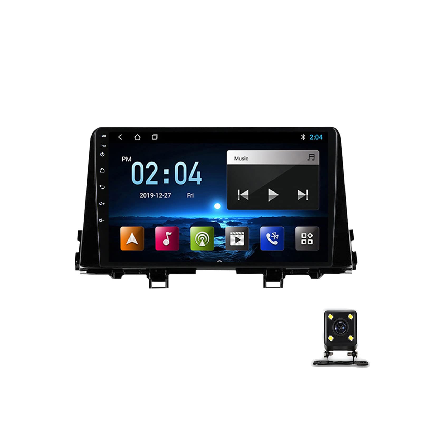 Caméra de Recul et Écran Tactile sur cet Autoradio 2 Din pour Kia Picanto 2019