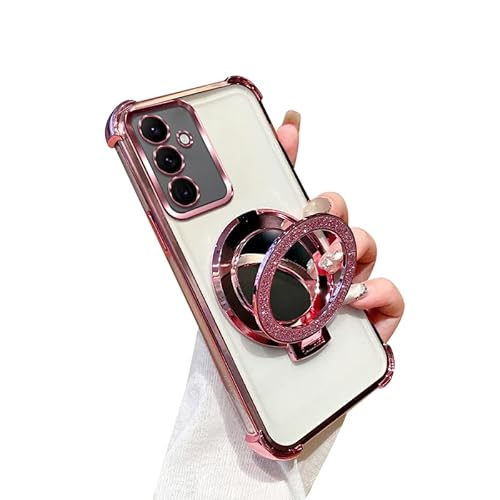 CYBERGARAGE�EFor Galaxy A57 �P�[�X �N���A 5G �J�o�[ �����Y�J�o�[�t�� ���b�L ���� TPU �\�t�g�P�[�X �~���[�t�� �����^�X�}�z�����O�t�� �X�^���h�@�\ �p �ی�(���[�Y�S�[���h)