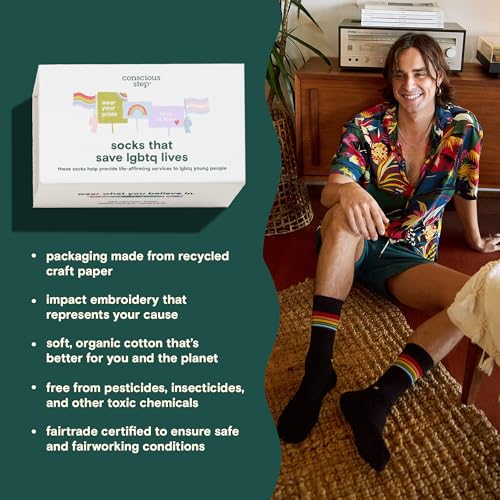 Image of Conscious Step Women's Fair Trade Organic Cotton Crew Socks | 3 Pack | Every Pair Helps Support our Humanitarian Partners