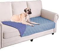 Vista 92 de Ameritex Funda impermeable para cama de perro, manta reversible para mascotas, para muebles, cama, sofá, sillón