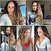 Faux Locs Crochet Hair 24Inch Crochet Locs, 6Packs Boho Faux Locs With Curly Ends Dreadlock Crochet Hair for Black Women(OT30/27, 24'')