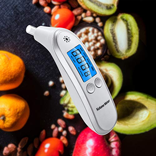Breath Ketosis Tester Ketone Breath Analyzer Portable Ketosis Meter Device By Breath With 10Pcs Mouthpieces #TOP1