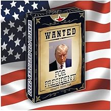 Wanted for President Trump Playing Cards