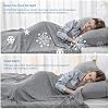 CHOSHOME Cooling Blanket for Hot Sleepers Lightweight Summer Cold Thin Blankets for Sleeping, Hot Flashes Night Sweats, Soft Blanket for Bed, Throw Size, Grey
