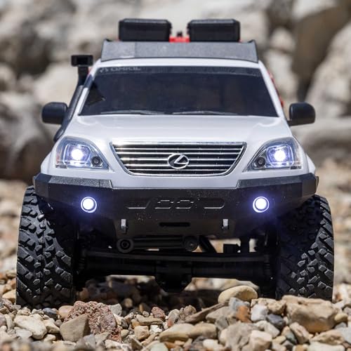 Axial 1/24 SCX24 Lexus GX 470 4X4 RTR Brushed Rock Crawler (Battery & Charger Included), White – Ansicht 2