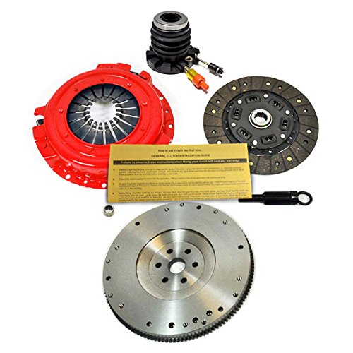 EFT Stage 1 Clutch Kit With Flywheel & Slave Cylinder For 1993-1995 Ford Ranger Mazda B2300 2.3L 4 Cylinder Engine - Performance Upgrade for Smooth Engagement & Drivability - 12 Month Brand Warranty