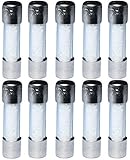 Dimensiones: 20mmx5mm AERZETIX - 10x fusibles de vidrio Semiretrasados Semi-lento - 2cm 20mm 5mm 5x20mm - 220V 250V - 5A - C10842