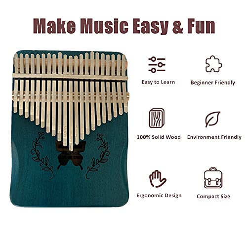 Generic Kalimba Piano à pouce 21 touches avec marteau d’accordage Mbira doigt Orgue délicat Kalimba Cadeau pour enfants… - Les Beatles, Paul McCartney, John Lennon, RIngo Starr, George Harrison Generic Kalimba Piano à pouce 21 touches avec marteau d'accordage Mbira doigt Orgue délicat Kalimba Cadeau pour enfants… – Image 3
