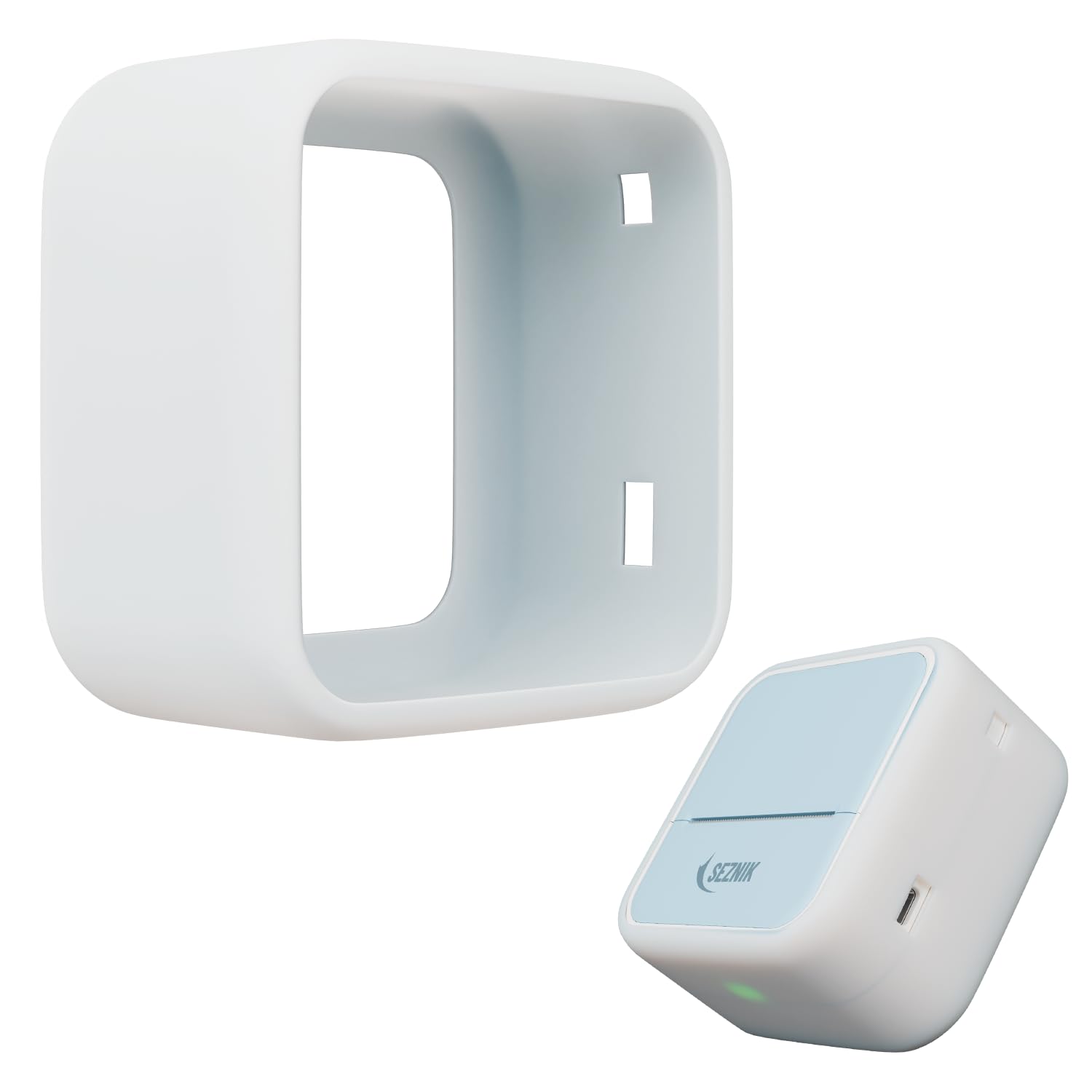 SEZNIK Silicone Protective Case for MiniX Pocket Thermal Bluetooth Printer, Shock-Absorbent Cover-image-14