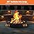 Outdoor Smokeless Fire Pit Ring Insert for Outside Wood Burning, 40-Inch Outer/36-Inch Inner, Heavy Duty Solid Metal Steel, Round Firepit Rim Liner for for DIY Above or In-Ground Campfire Rings