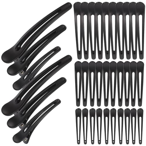 Pinces à cheveux noires creuses de style polyvalent et accessoires élégants