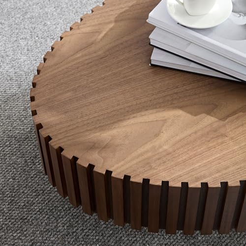 Luxury Oval Coffee Table for Modern Living Room - WilliamSpace 43.3 Oval Coffee Table
