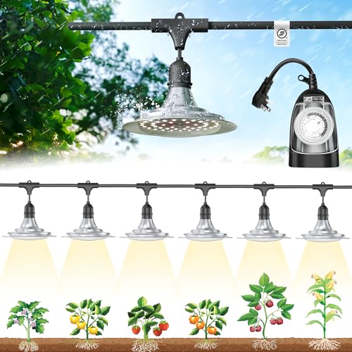 Lampe de culture d'extérieur contre le manque de soleil des plantes de jardin