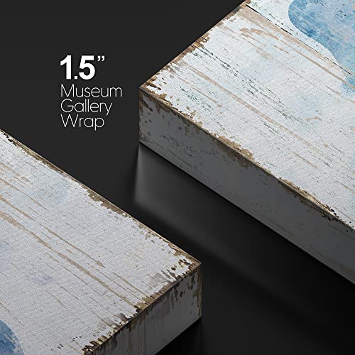 Wall26 Canvas Print Wall Art Mermaid Swimming On Watercolor Wood Panels Fantasy & Sci-Fi Ocean Illustrations Modern Art Rustic Scenic Relax/Calm Multicolor For Living Room, Bedroom, Office - 16"X24" #TOP3