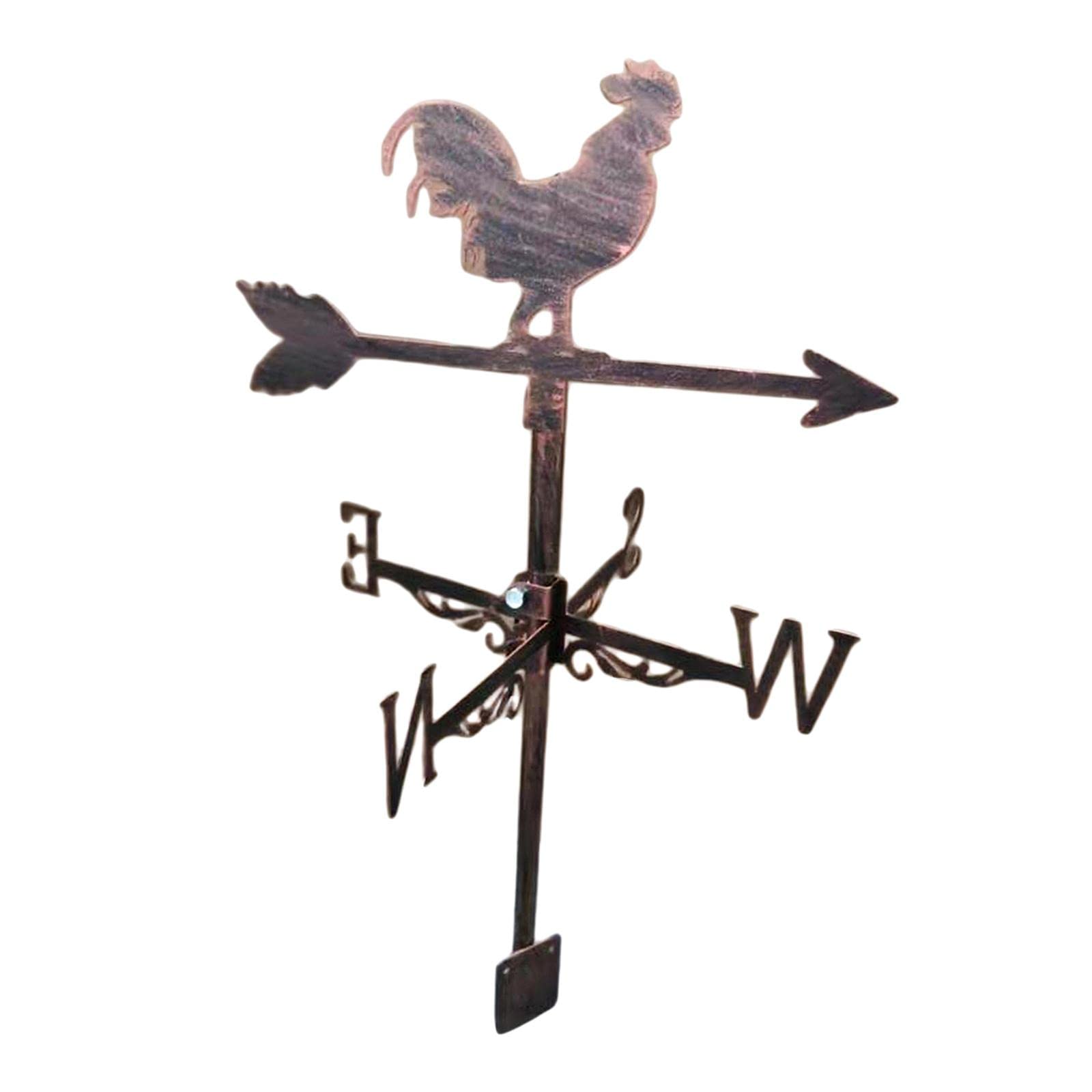 Coq pièce toit indicateur de vent en fer à haute résistance aux intempéries