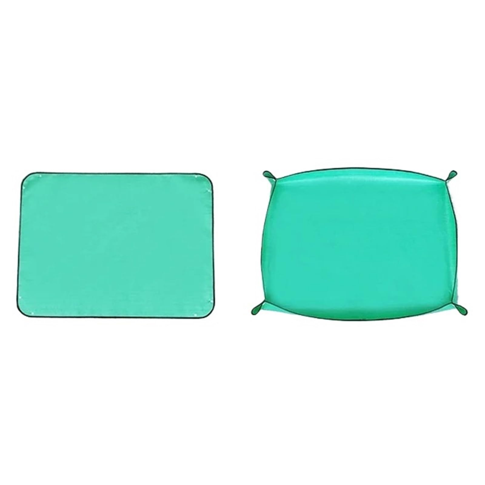HUWOYG 2PCS Planting Mat Gardening Potting Pad Foldable Garden Plant Flower Pot Reusable Transplanting Waterproof Mats For Indoor Garden(75x100cm)