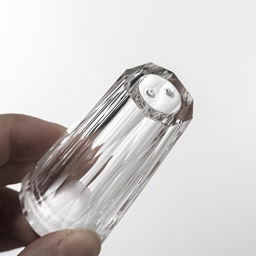 Miniatura 4 de Maxistal Juego de salero y pimentero, dispensador de especias, diseño recargable, coctelera de condimentos de cristal cortado, decoración de cocina