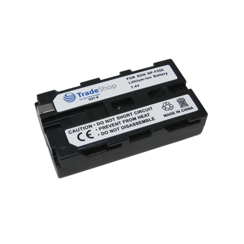 Trade-Shop Zestaw 2 w 1: akumulator 2400 mAh + USB-C Dual LCD ładowarka stacja ładująca kompatybilna z Sony DCR-TRV103/E DCR-TRV110/E DCR-TRV120/E DCR-TRV130/E DCRV210/E