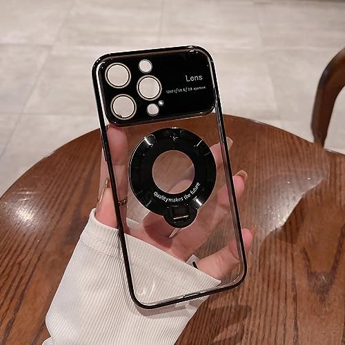 Charge clair pare-chocs étui de support magnétique iPhone 13 Pro Max - 5
