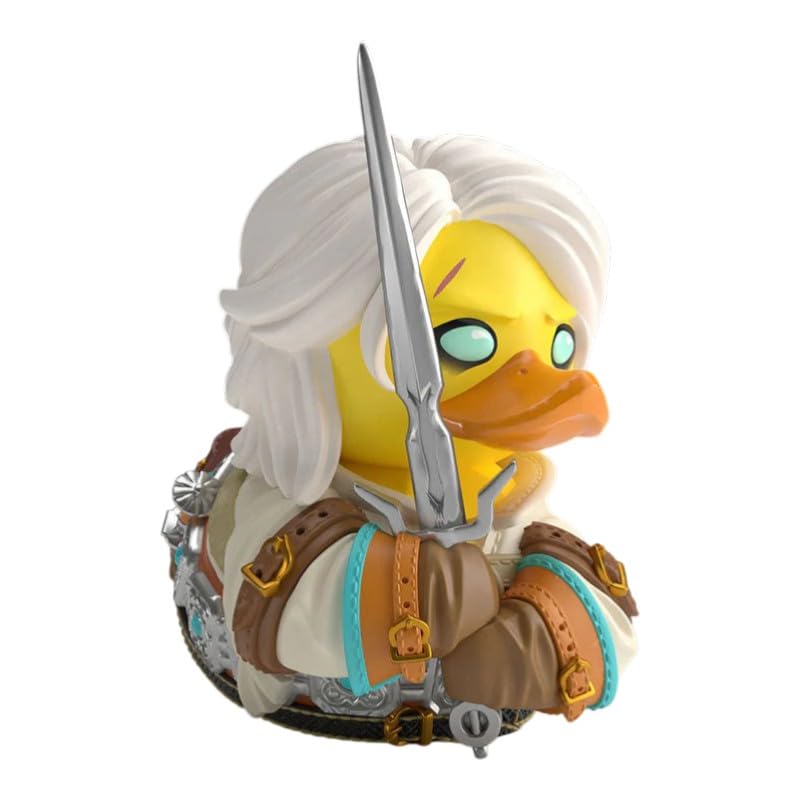 TUBBZ First Edition: The Witcher - Ciri Cosplaying Rubber Duck Vinyl Figure - Official Collectible for Fans of The Witcher - Image 2