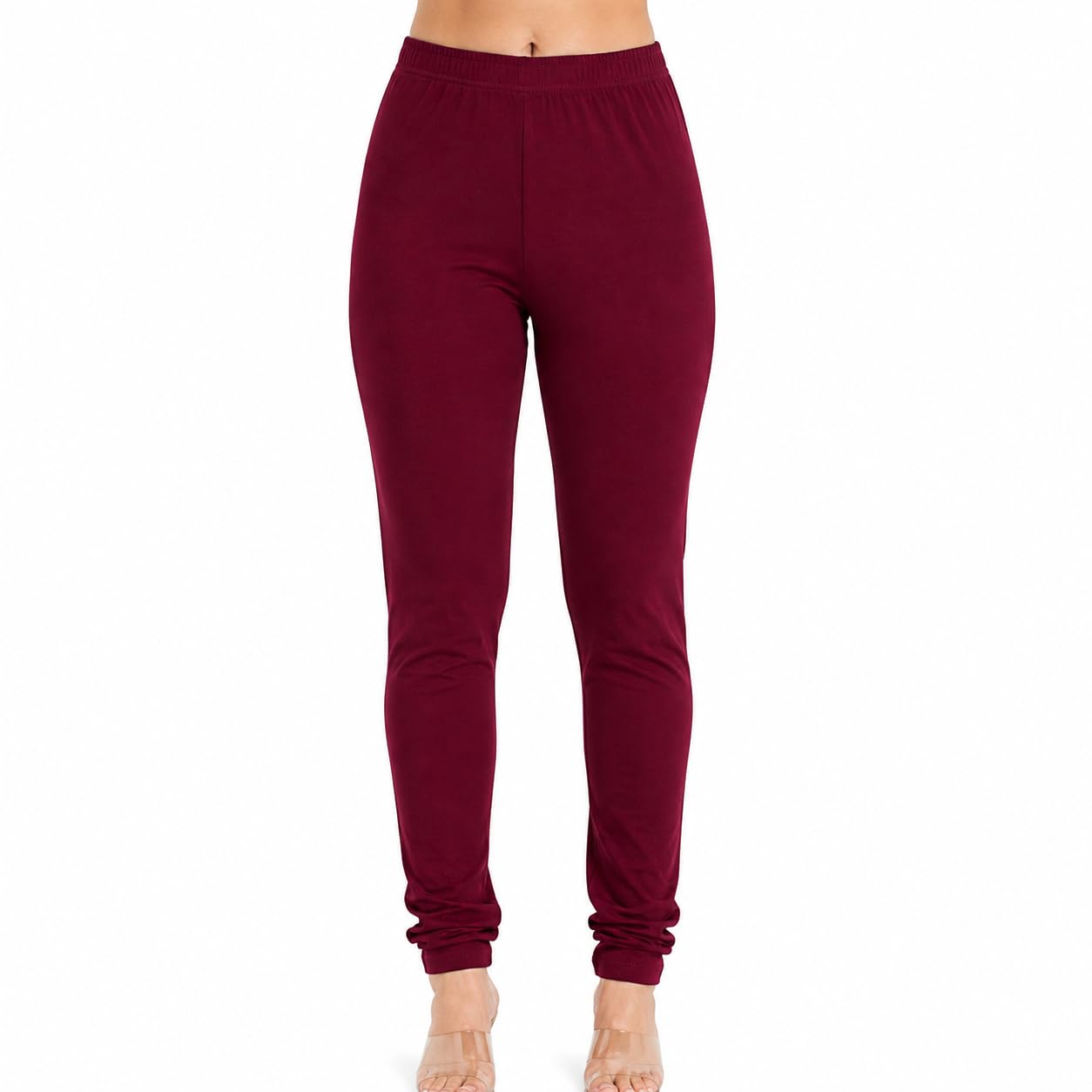 BT Women's Cotton Lycra Churidar Leggings for Women | Full Length Stretchable Solid Leggings | Soft & Comfortable Ethnic Wear Bottom for Kurti,Daily & Casual Wear-picture-14